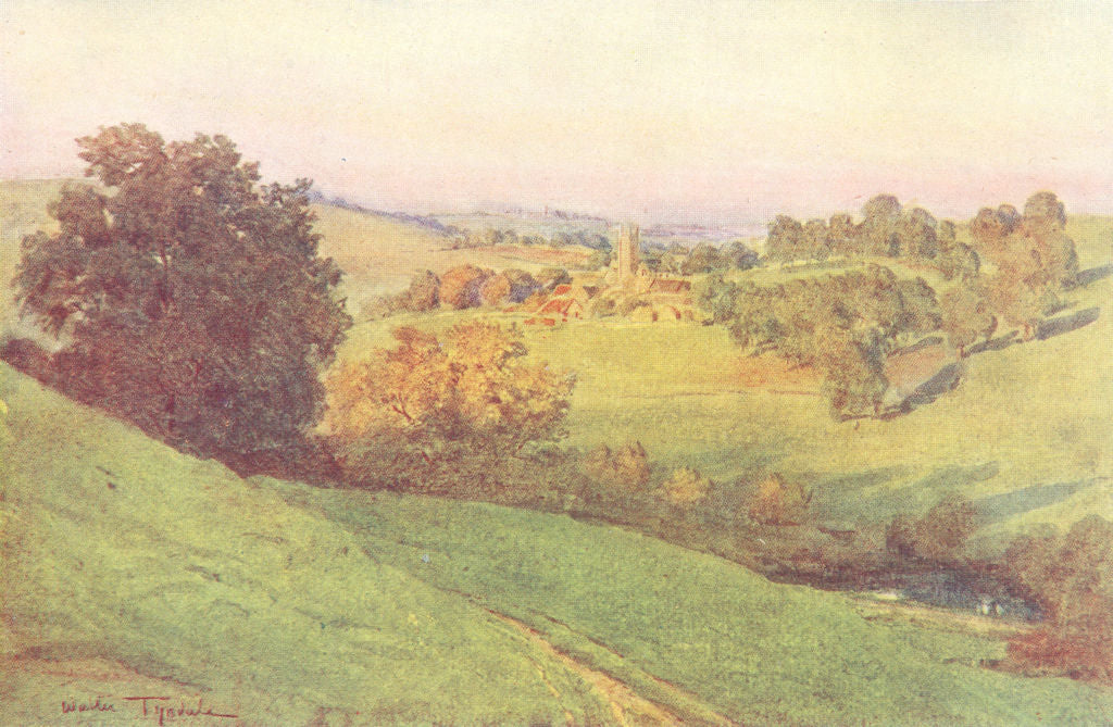 SOMT. Bathford 1906 old antique vintage print picture